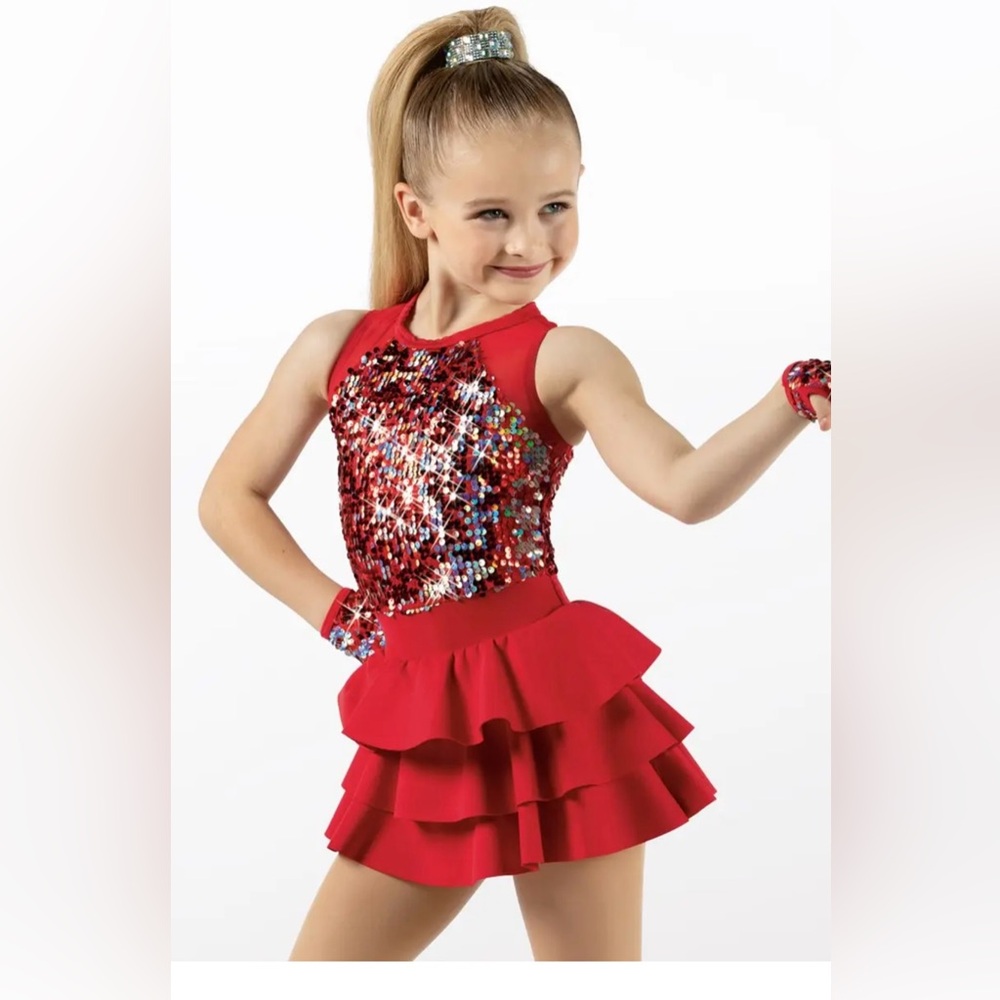 Weissman red dress